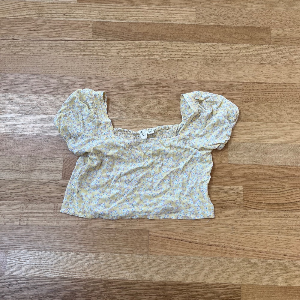 girls roxy floral top